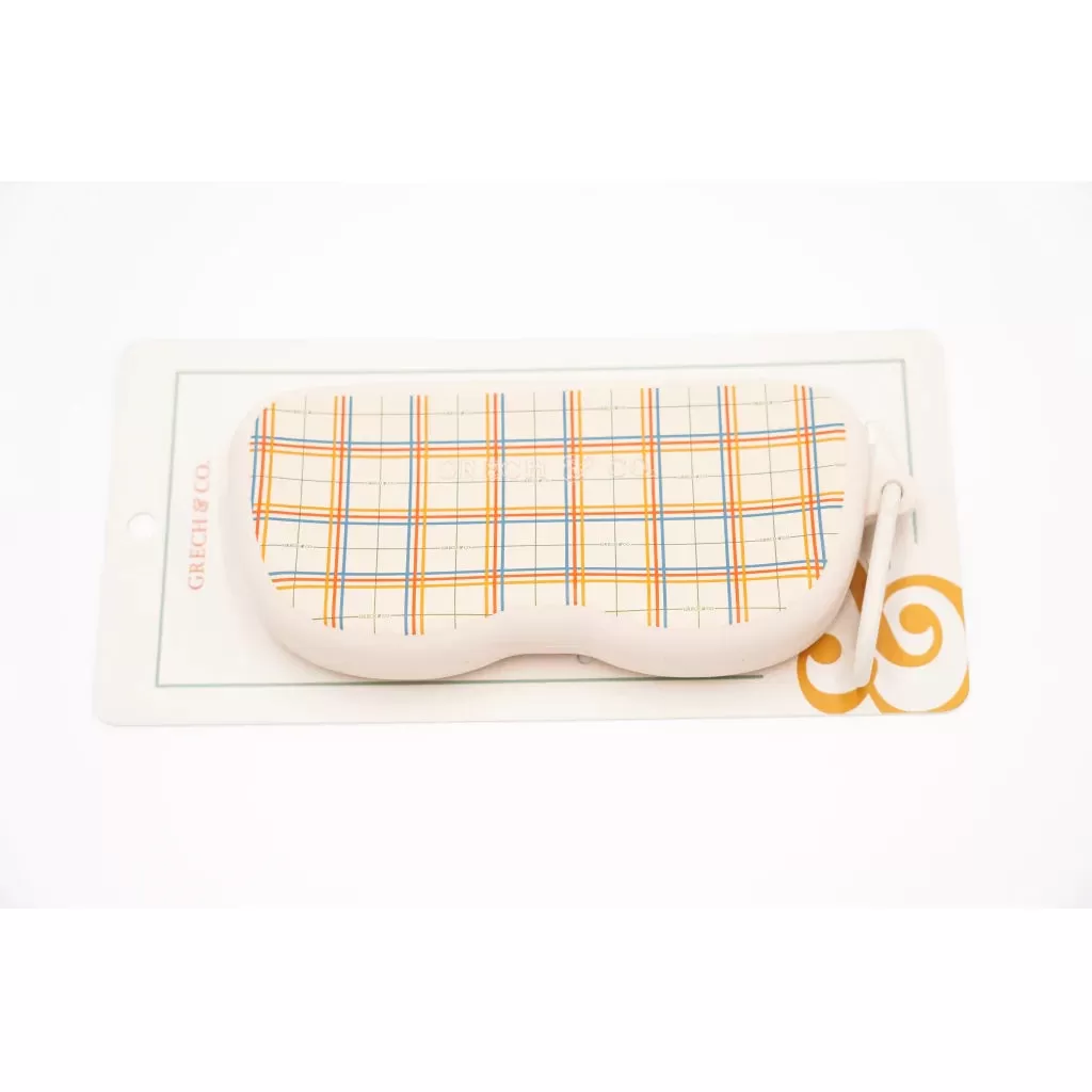 Sunglasses Case - Plaid Pattern