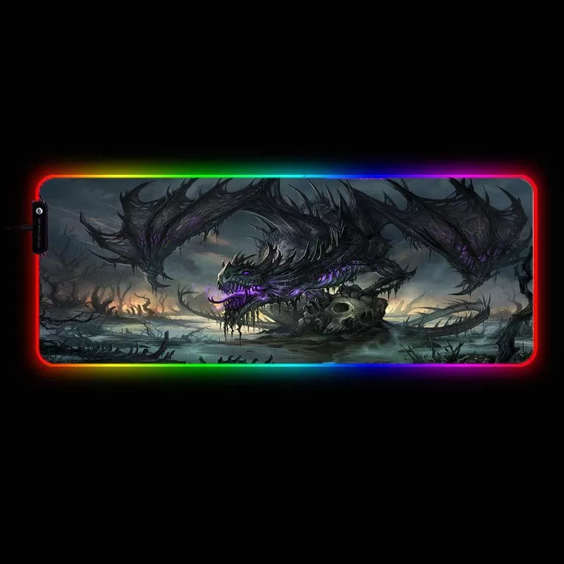 The Dragon RGB LED Mouse Mat