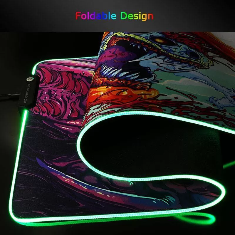 The Dragon RGB LED Mouse Mat