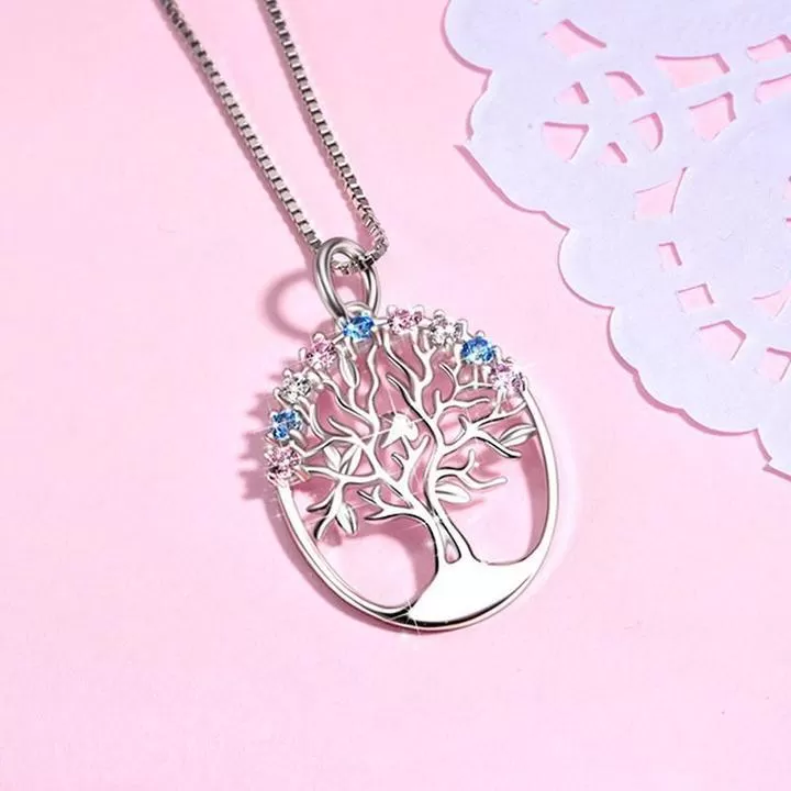 Tree Of Life Sterling Silver Pendant Necklace