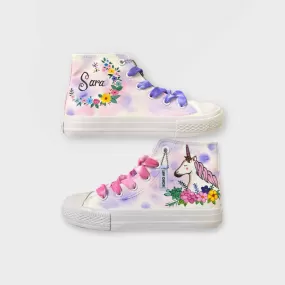 Unicorns Hand Painted Shoes