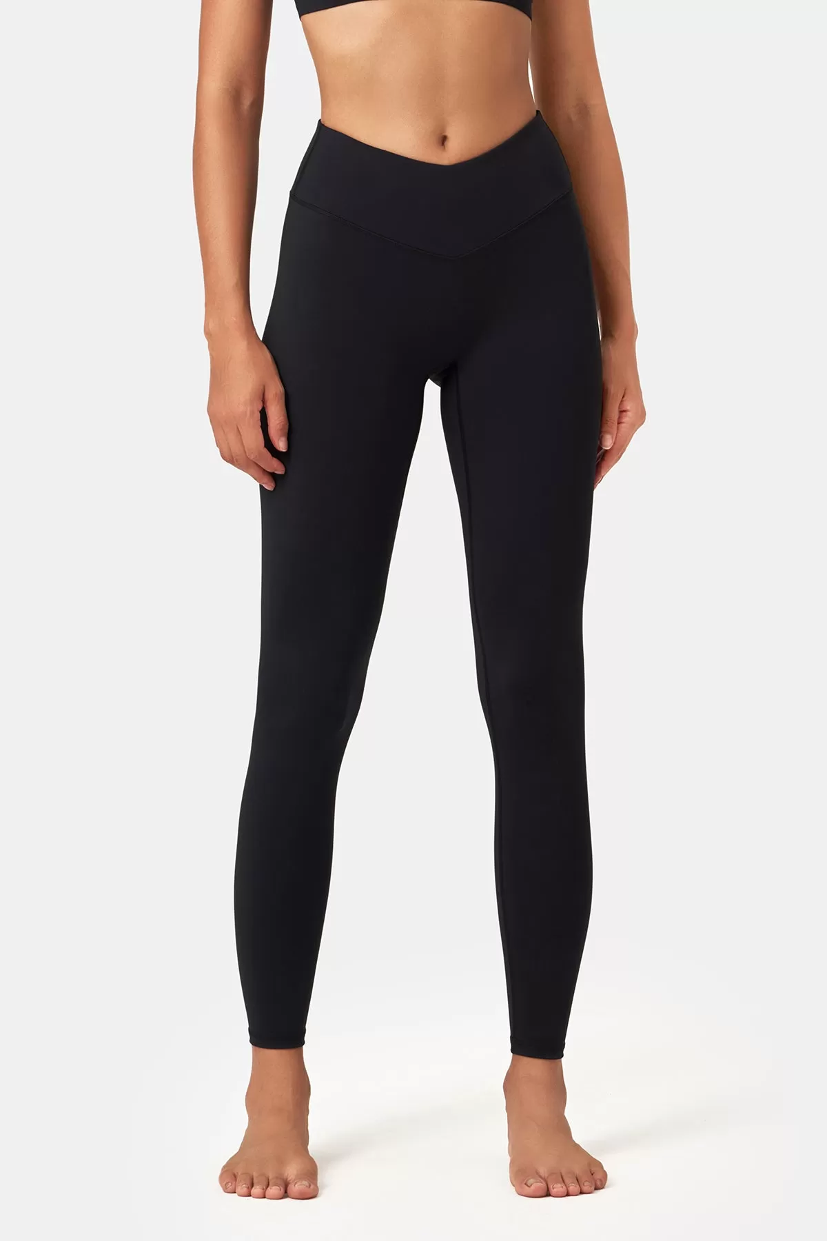 V-Waist Seamless Capri Leggings