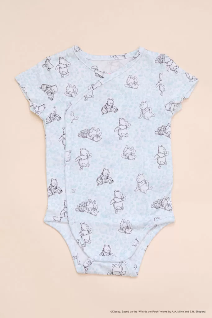 Wrap Onesie - Blue Hunny Pooh