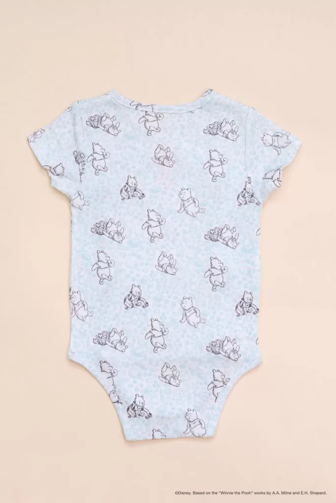 Wrap Onesie - Blue Hunny Pooh