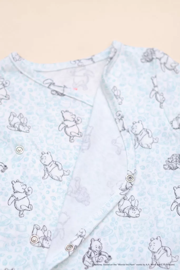 Wrap Onesie - Blue Hunny Pooh